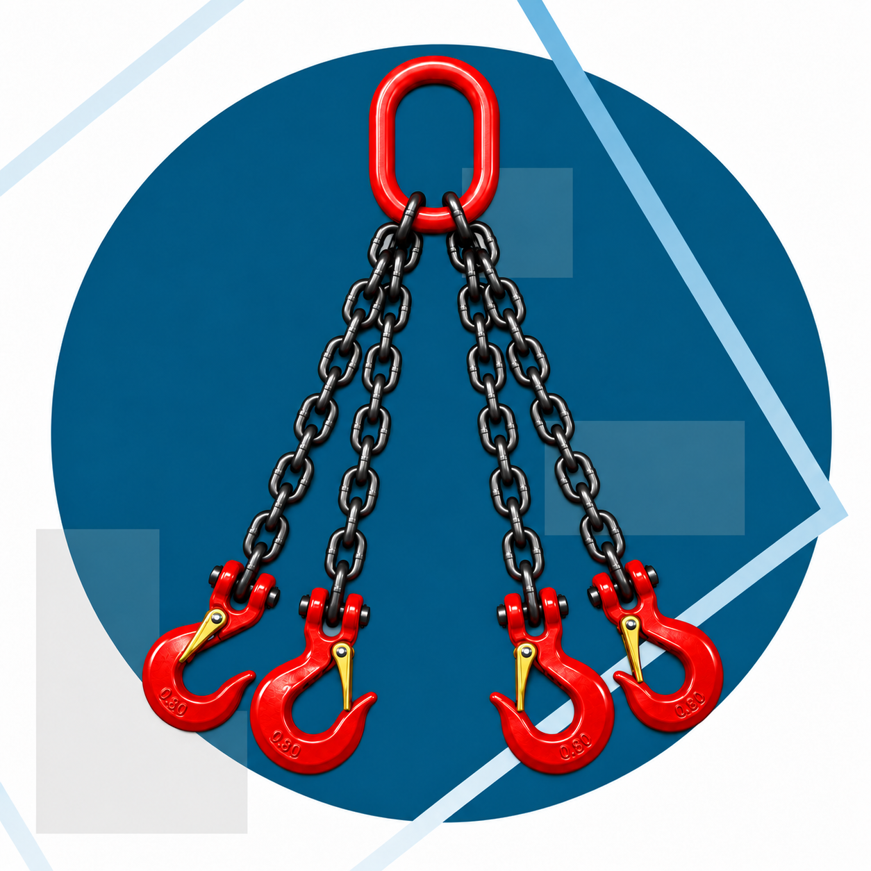 Eslingas de cadena para izaje de cargas